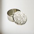 Small Love Skull Pewter Trinket Box