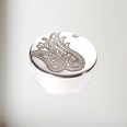 Paisley Small Pewter Trinket Box Paisley Small Pewter Trinket Box