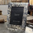 Large Peacock Pewter 7"X5" Picture Frame