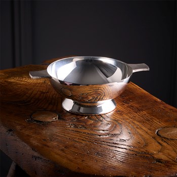 Silver Plated 4" Plain Quaich