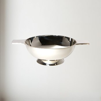 4" Plain Silver Plated Quaich