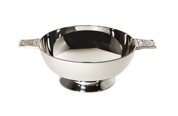 Small Silver Plated Celtic Quaich 3" celtic silver plated quaich