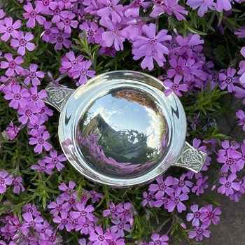 3" Celtic Silver Plated Quaich