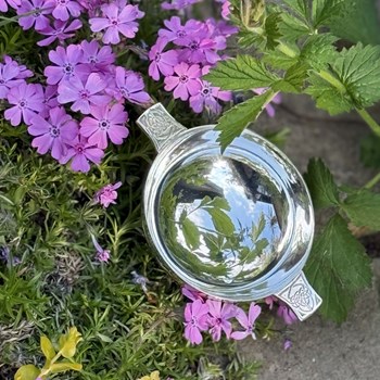 3" Celtic Silver Plated Quaich