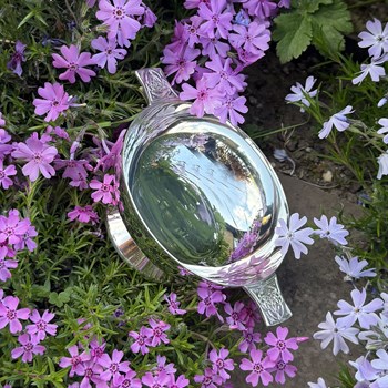 4" Celtic Silver Plated Quaich