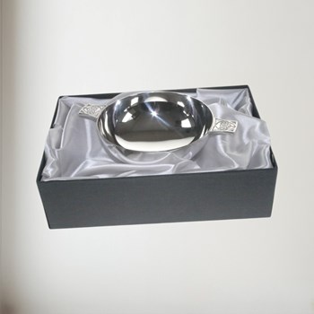 4" Celtic Silver Plated Quaich