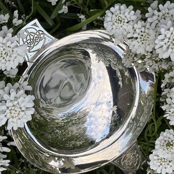 5" Celtic Silver Plated Quaich
