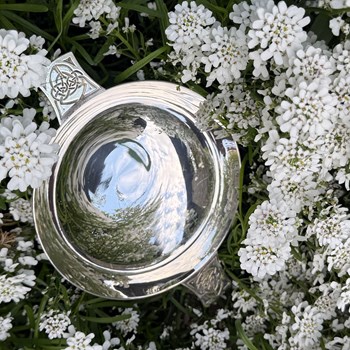 5" Celtic Silver Plated Quaich