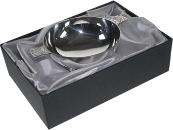 Silver Plated 5" Celtic Quaich 5 inch Celtic Silver Plated Quaich in presentation box