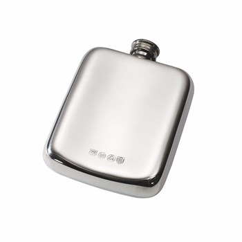 4oz Medieval Tile Pewter Pocket Flask