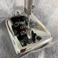 4oz Plain Pewter Pocket Flask