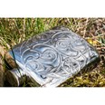 Celtic Spirals 4oz Pewter Pocket Flask