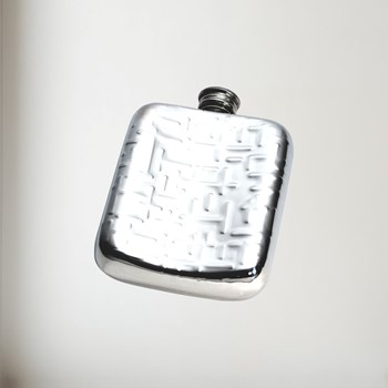 4oz Metropolitan Pewter Pocket Flask 4oz Metropolitan Pewter Pocket Flask