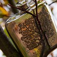 4oz Tree Of Life Tree Pewter Pocket Flask