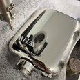 6oz Plain Pewter Pocket Flask With Captive Top
