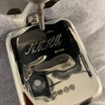 6Oz Love Skull Pewter Pocket Flask