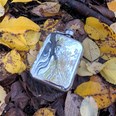 6oz Plain Pewter Pocket Flask With Captive Top