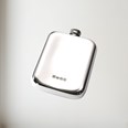 6Oz Love Skull Pewter Pocket Flask