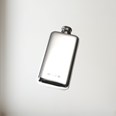 3oz Plain Pewter Pocket Flask