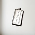 Small Knife Fork Spoon Pewter Pocket Flask