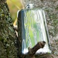 Small Knife Fork Spoon Pewter Pocket Flask