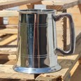 Double Lined One Pint Pewter Tankard