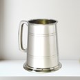 Double Lined One Pint Pewter Tankard