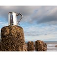 One Pint Double Brass Band Monarch Pewter Tankard