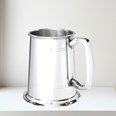 Standard Double Lined One Pint Pewter Tankard