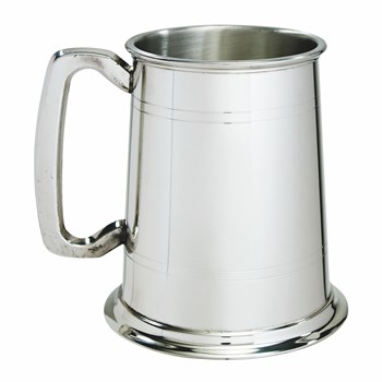 18 Key Badge One Pint Pewter Tankard