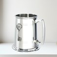 18 Key Badge One Pint Pewter Tankard 18 key badge tankard