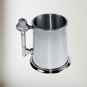 18 Key Handle One Pint Pewter Tankard