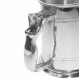 Nymph Handle One Pint Pewter Tankard
