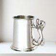 Lion Handle One Pint Pewter Tankard