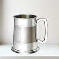 Part Satin Standard One Pint Lined Pewter Tankard