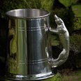 Fox Handle One Pint Pewter Tankard