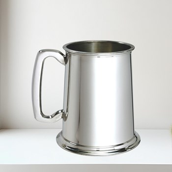 21 Key Stamp One Pint Pewter Tankard