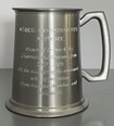 Standard Satin One Pint Pewter Tankard