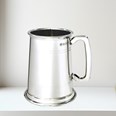 Double Lined One Pint Heavy Pewter Tankard
