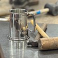 Double Lined One Pint Heavy Pewter Tankard