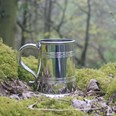 One Pint Heeley Pewter Lined Tankard A420 outside