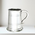 One Pint Heeley Pewter Lined Tankard