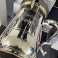 One Pint Hallam Pewter And Brass Jacobean Tankard