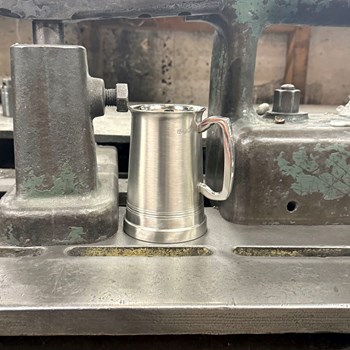 Hereford X Range Heavy Satin One Pint Pewter Tankard Hereford X Range Heavy Satin One Pint Pewter Tankard