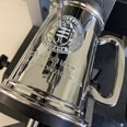 Plain Glass Base One Pint Pewter tankard Plain Glass Base One Pint Pewter tankard
