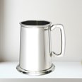 Plain One Pint Pewter Tankard