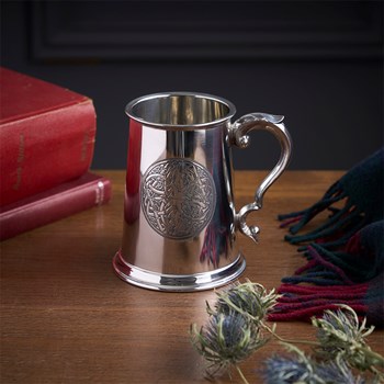 Celtic Circle Pewter Tankard