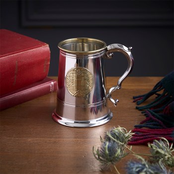 Celtic Gold Pewter And Brass Tankard