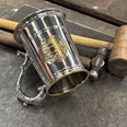Celtic Gold One Pint Pewter And Brass Tankard