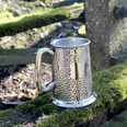 Hammered One Pint Pewter Tankard